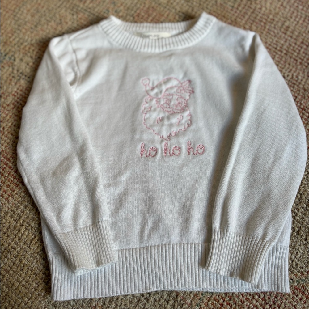 3t custom embroidered Santa sweater